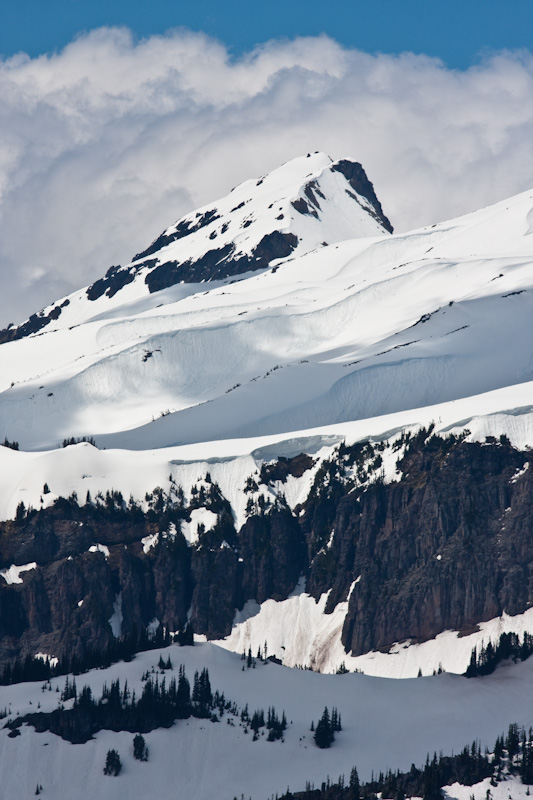 Copper Mountain Above Slopes Of Mount Rainier